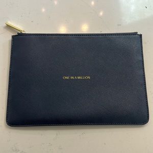 Katie Luxton Navy Makeup Bag